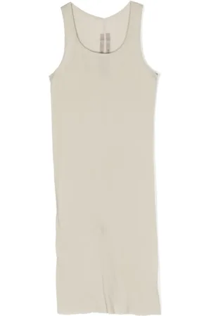 Rick Owens Camiseta con diseño largo