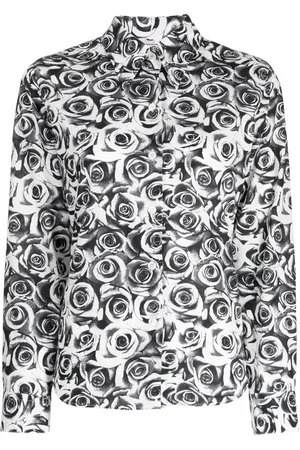 AGNÈS B. Camisa Jimi con estampado de rosa