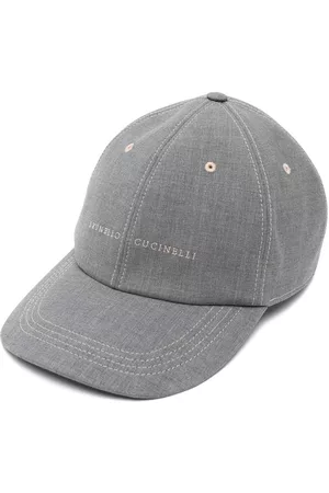 Brunello Cucinelli Hombre Gorras - Gorra con logo bordado