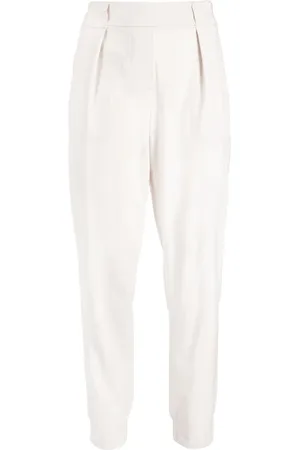 LORENA ANTONIAZZI Pantalones tapered con pliegues