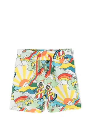 Stella McCartney Shorts con estampado gráfico