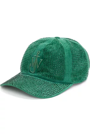 J.W.Anderson Gorra ajustable con detalles de cristal