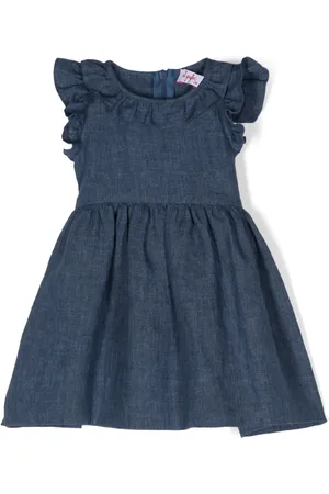 Il gufo Vestido acampanado con volantes