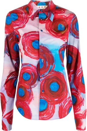 Marni Camisa con estampado gráfico