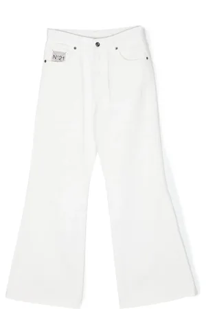Nº21 Pants de mezclilla con parche del logo