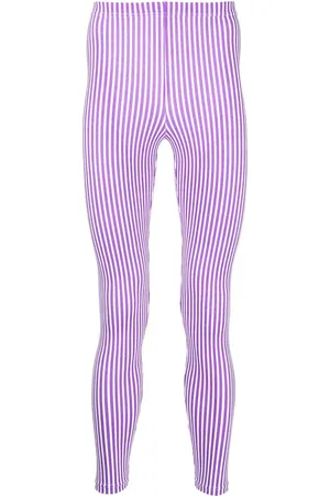Comme des Garçons Leggins con rayas verticale