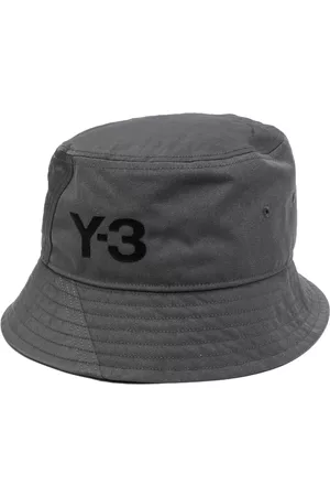 Y-3 Sombreros - Logo-print panelled bucket hat