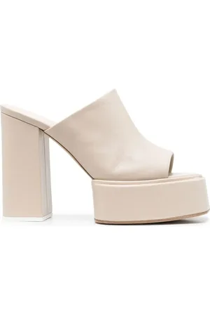 3Juin Mules con plataforma cuadrada de 130mm