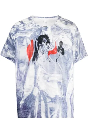 DOUBLET Playera con estampado gráfico