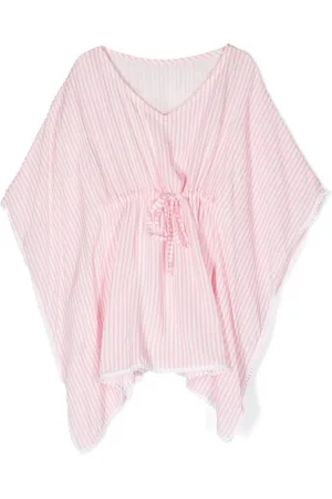 Lapin House Blusa con mangas murciélago y rayas estampadas