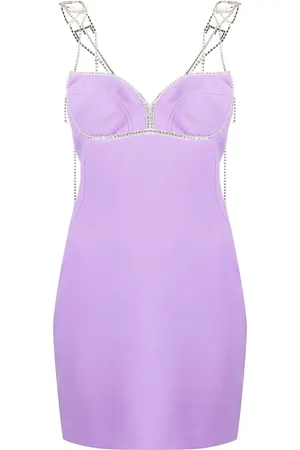 Philipp Plein Vestido corto Cady con detalles de cristal