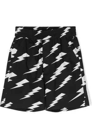 Neil Barrett Shorts con logo de relámpago