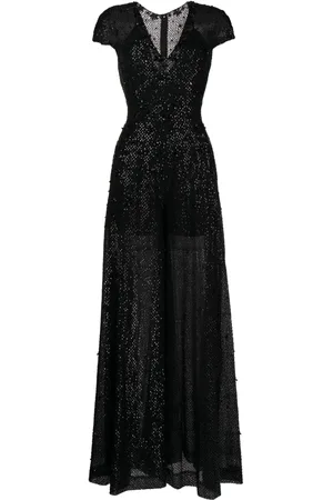 Saiid Kobeisy Jumpsuit con detalles florales