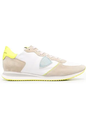 Philippe model Tenis bajos de gamuza con agujetas