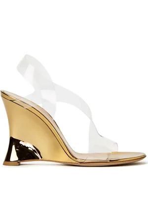 Gianvito Rossi Sandalias con cuña y tira trasera
