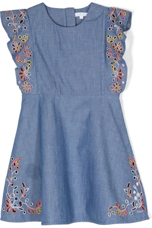 Chloé Vestido sin mangas bordado