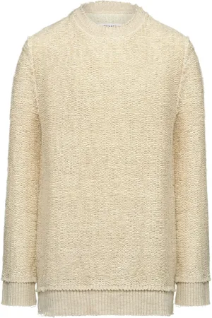 Maison Margiela Suéter tejido con cuello redondo