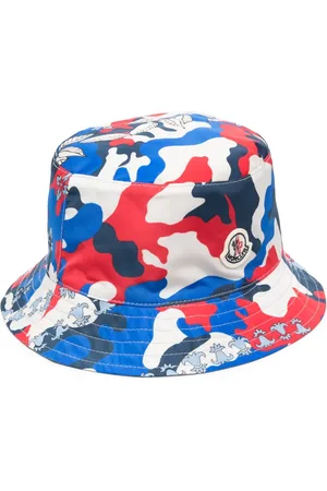 Moncler Gorro de pescador con estampado militar y logo