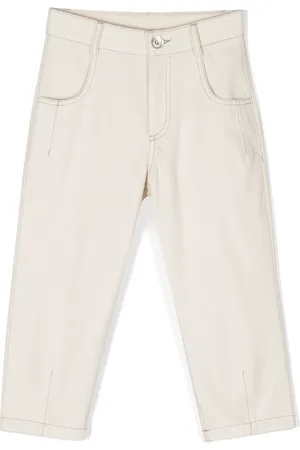 ELEVENTY Pantalones con costuras en contraste