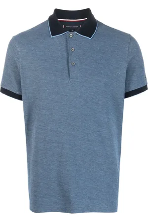 Tommy Hilfiger Playera tipo polo con parche del logo