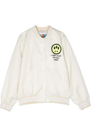 BARROW Chamarra bomber con emoji estampado