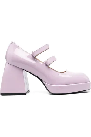 NODALETO Zapatillas estilo Mary Jane Bulla Babies con tacón de 65mm