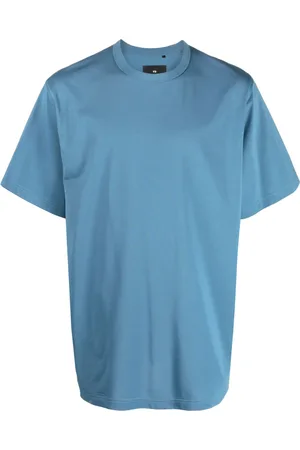 Y-3 Playera con cuello redondo y parche del logo