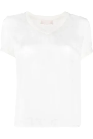 Liu Jo Playera manga corta con cuello en V