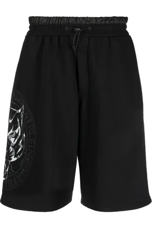 Philipp Plein Shorts deportivos con logo estampado
