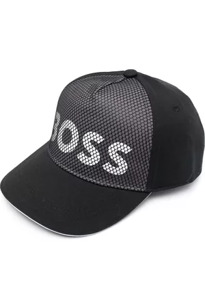HUGO BOSS Gorra de malla con logo estampado