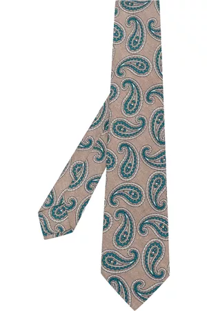 BARBA Hombre Pajaritas - Paisley-print silk tie