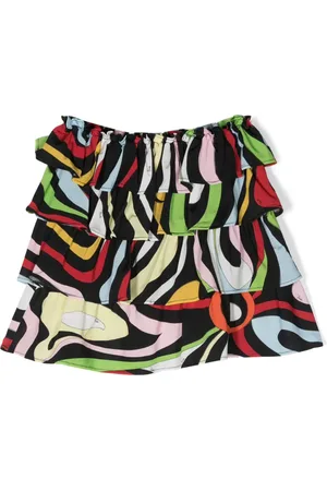 PUCCI Junior Falda con estampado abstracto