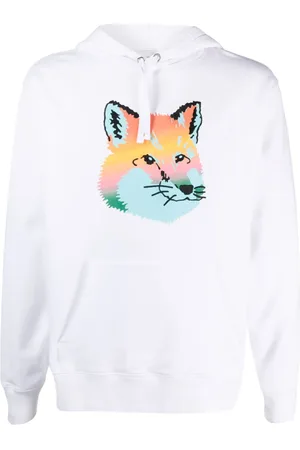 Maison Kitsuné Hoodie con parche Fox