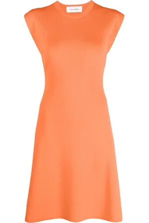 YVES SALOMON Vestido corto de canalé sin mangas
