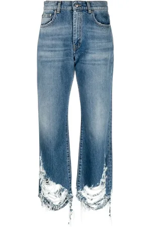 Stella McCartney Jeans rectos con efecto envejecido