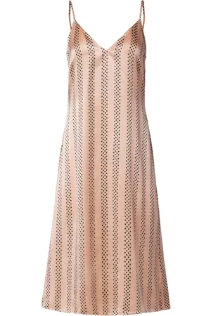 Equipment Mujer Estampados - Polka-dot print silk dress