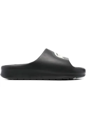 Lacoste Flip flops con logo en relieve