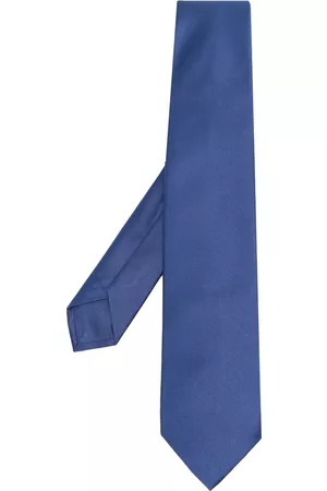 BARBA Pointed-tip silk tie