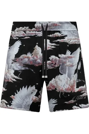 AMIRI Bermudas estilo pijama con estampado gráfico
