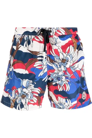 Moncler Shorts de playa con estampado gráfico