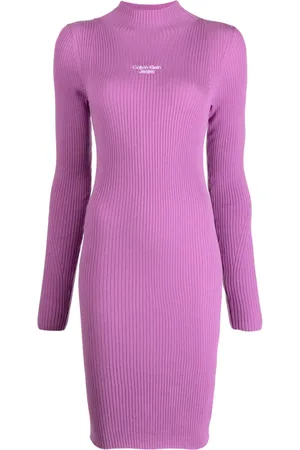 Calvin Klein Vestido con detalle del logo