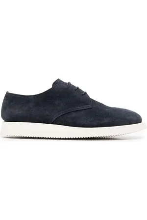 Premiata Zapatos derby de gamuza