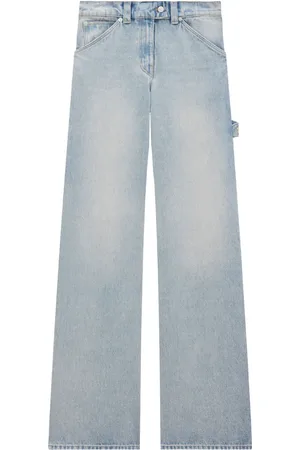 Courrèges Jeans anchos con efecto lavado