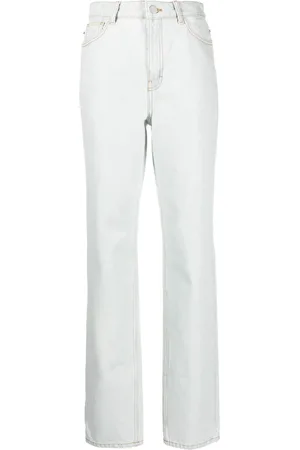 Gestuz Jeans rectos con tiro medio