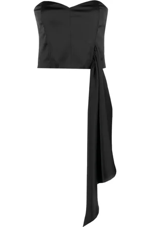 Gestuz Top corto con detalle drapeado