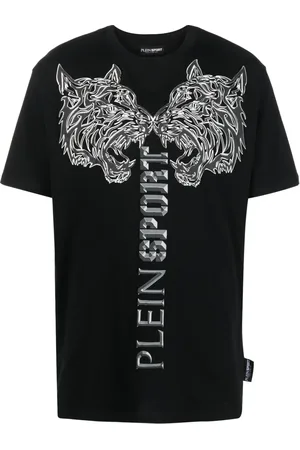 Philipp Plein Playera con motivo Tiger