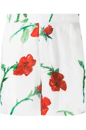 Endless Joy Bermudas con pretina elástica y rosas estampadas