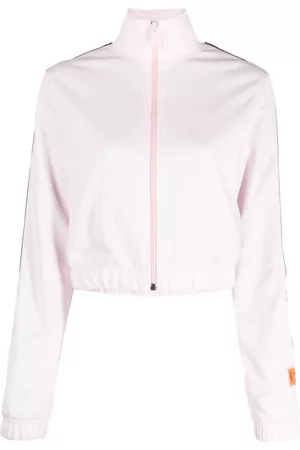 Heron Preston Sudadera con diseño de dos tonos y cierre
