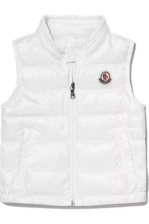 Moncler Logo-patch zip-up padded gilet