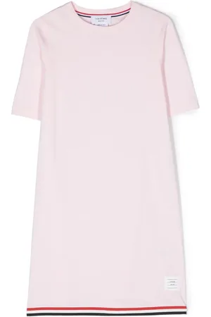 Thom Browne Vestido estilo playera con detalle de rayas